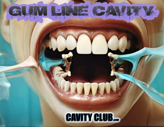 gum line cavity