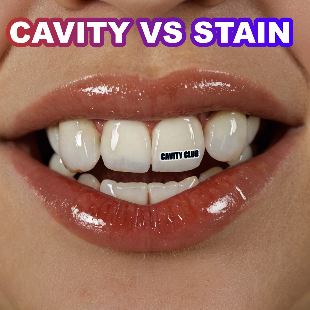 cavity versus stain