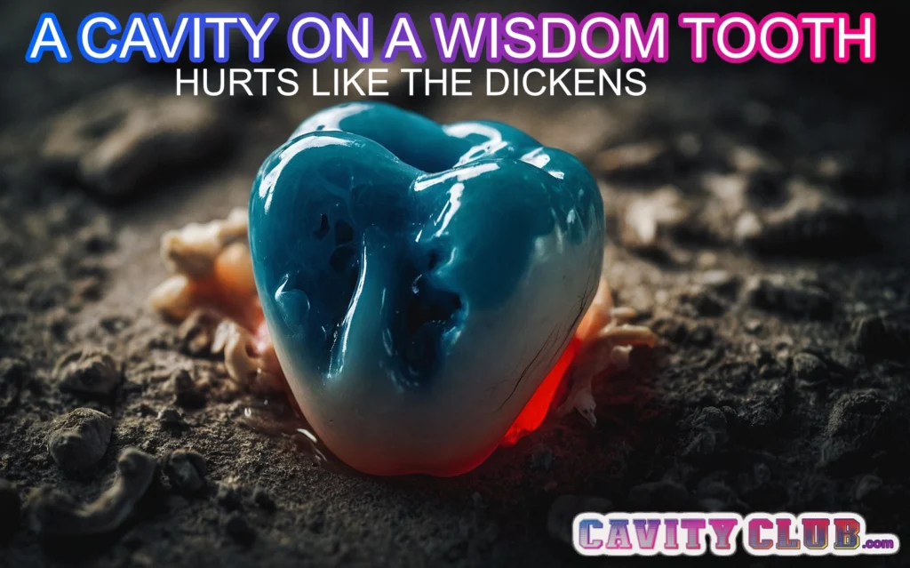 cavity on wisdom tooth