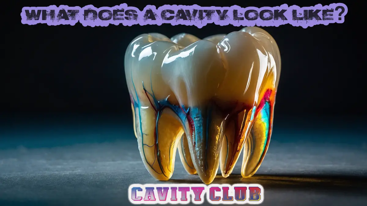 what does a tooth cavity look like?