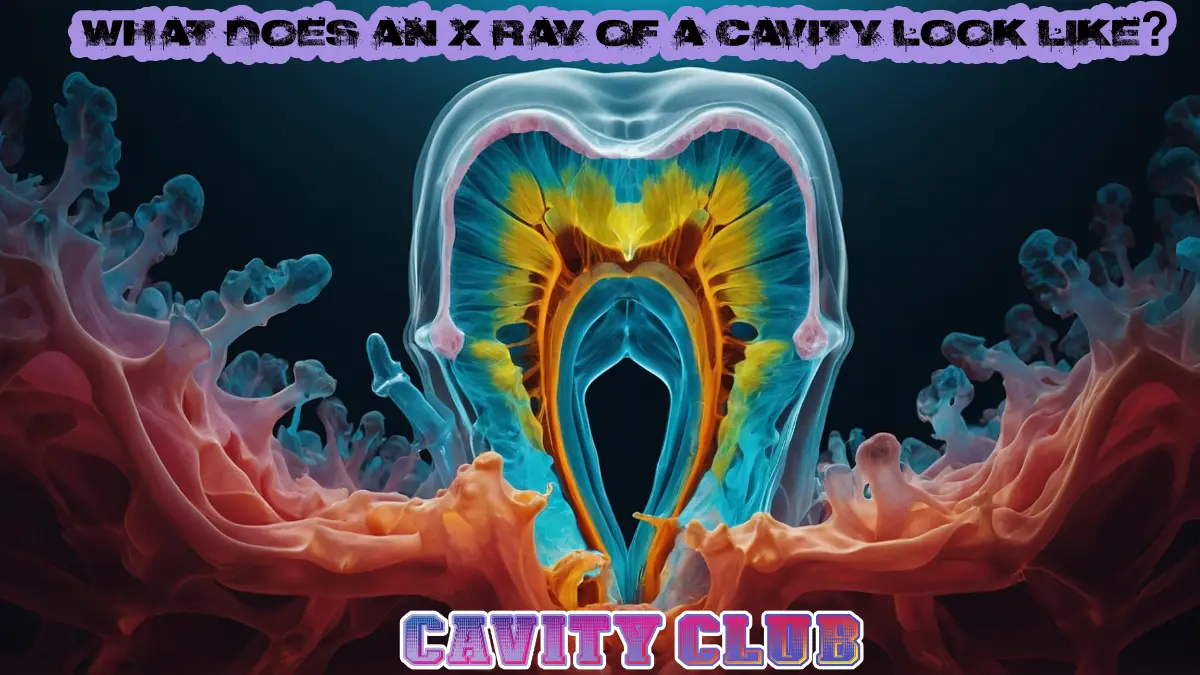 what does an xray of a cavity look like